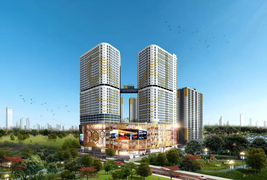 Phối cảnh dự án Bcons Bình An - Đông Tây